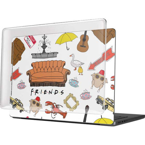 Warner Bros Classic FRIENDS Icons MacBook Pro 14in (2021-24) Case plus Skin